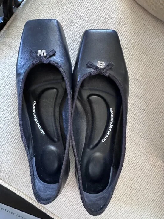 Alexander Wang Billie Flat size 38 Black - Picture 2 of 6